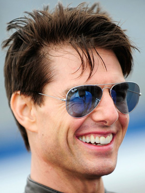 Tom Cruise w RayBan 3025 - Aviator